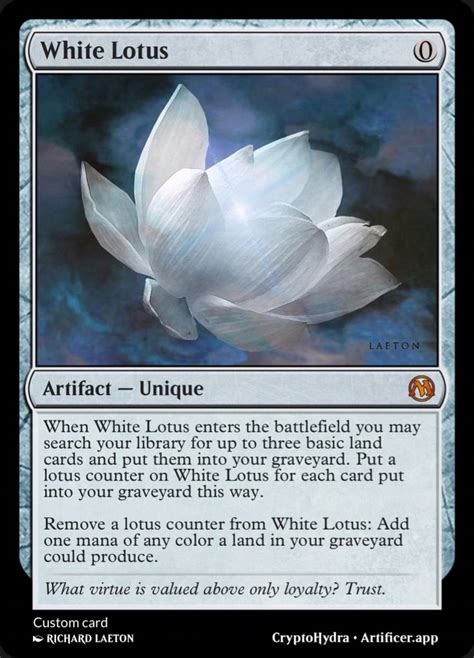 magic the gathering white lotus|mtg black lotus sale.